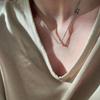 Vintage Embossed Crown Oval Pendant Necklace: Fashionable Women's Clavicle Sweater Chain