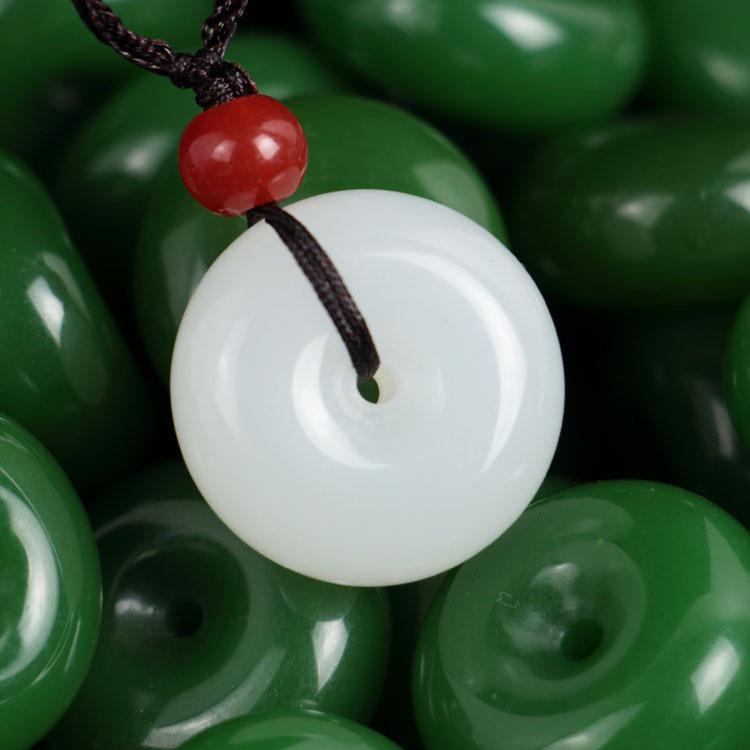 Outer Mongolia Hetian Jade Imitation Jasper Pendant