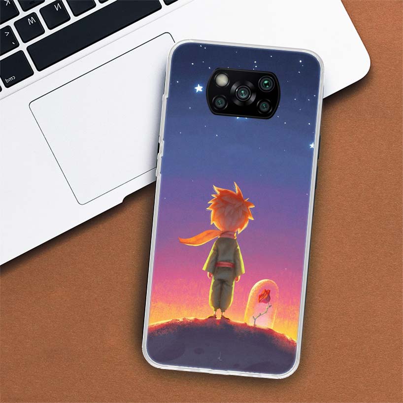 

Чохол для телефону з мультфільмом «Маленький принц Фокс» для Xiaomi Poco X3 GT X4 NFC M4 Pro M3 M2 F3 F2 F1 Mi Note 10 A3 A2 Lite A1 CC9E Fundas Mi Note 10 Pro
