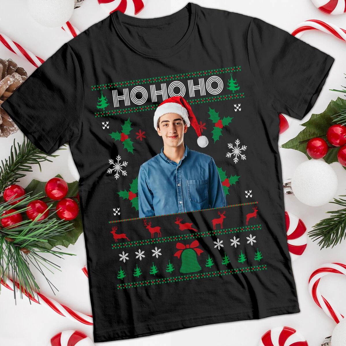 

Personalised Funny Ugly Mens Santa Christmas T-Shirt Tee #MC 100