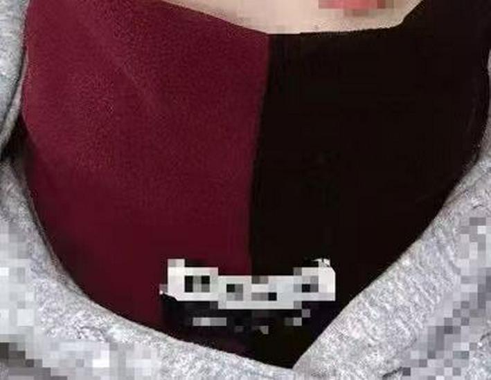 Мужской и женский двухслойный утолщенный бархатный бафф для шеи - зимний цветной блок, пуловер-шарф для уличной моды бордовый/чёрный