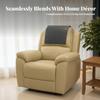 Recliner Headrest Protector Rectangular Cover 43 X 69 Cm Coffee Carton