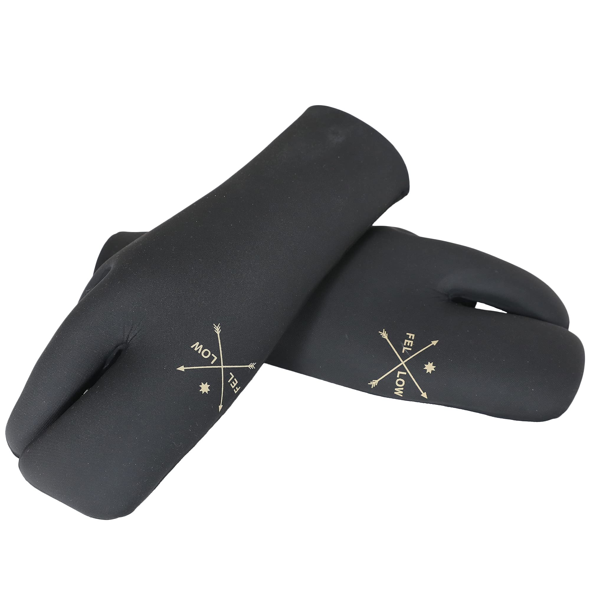 

FELLOW Surf Gloves, Mitten Style, Wetsuit, Surfing Mitten Gloves, 5mm Thick, Cold Weather Design, Warm, Brushed, Men s and Women s, Japanese Standard,