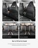 Haoyue PRO 5-Seat Full Leather Car Seat Cushion Cover - Universal for All Seasons