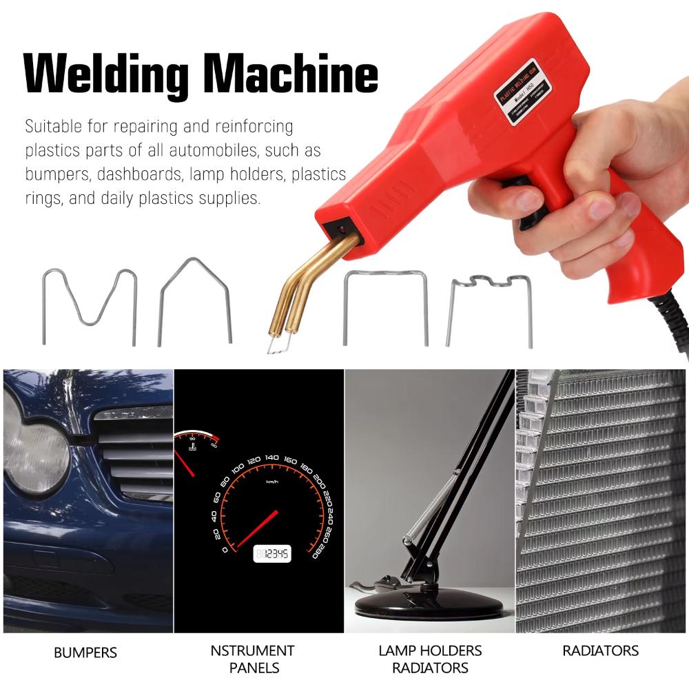 EU 220v Polymer Welding Appliance Handheld Electronic Polymer Hot Stapler designed for Staple PVC material Repairing Car Bumpers Repairing Tools