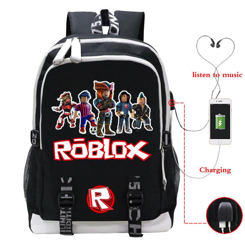 Cartoon Game Merchandise Printing Computer Bag Outdoor Leisure With Usb Interface Backpack one size