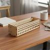 Wooden Paintbrush Rack DIY Assembly Freestanding Brush Stand Removable for