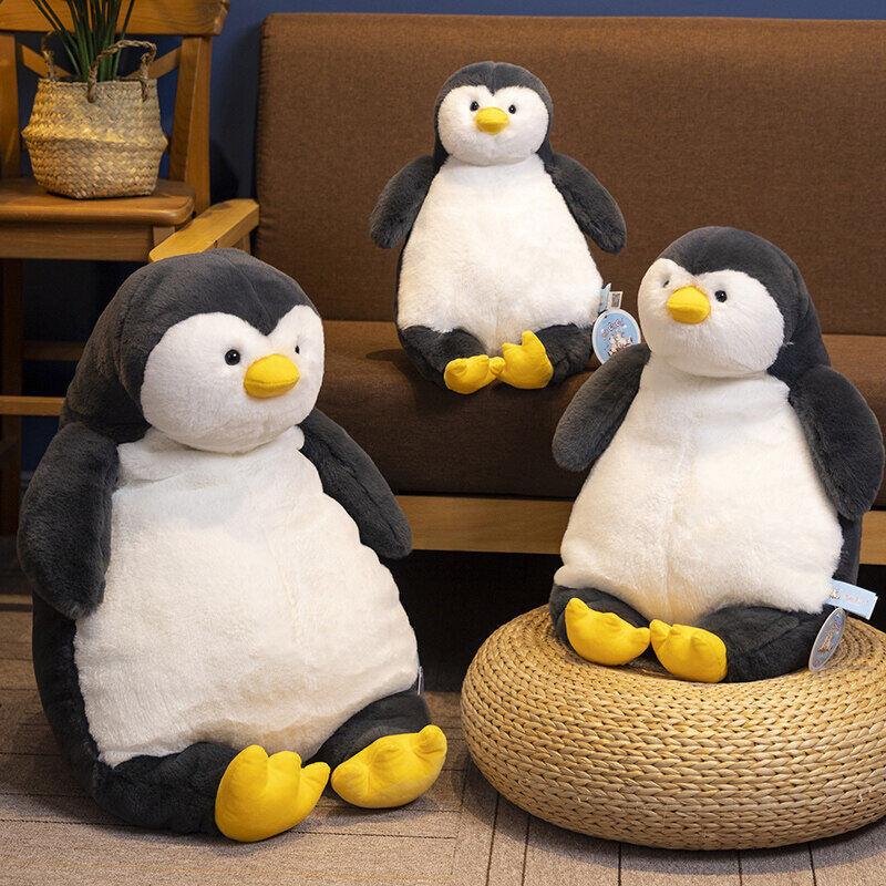 Lazy Penguin Plush Toy Pillow Doll Backrest Cushion Sleeping Companion Gift Girl