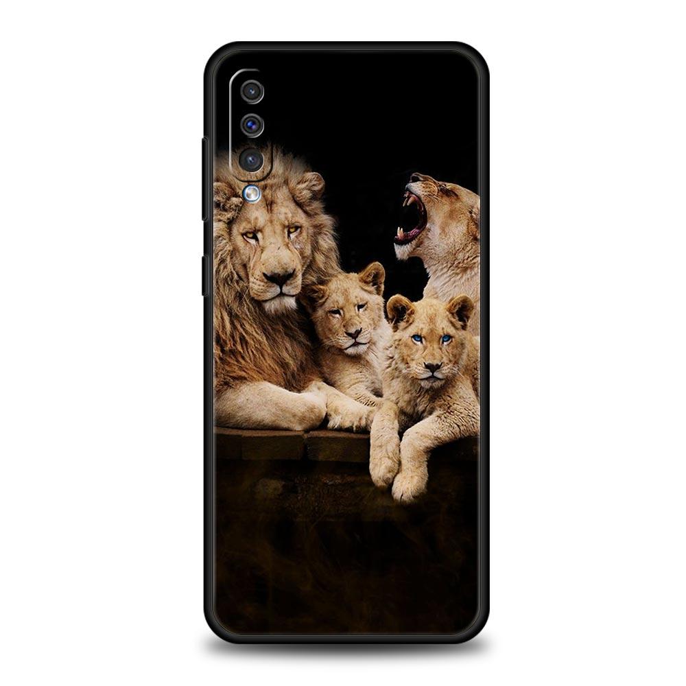 Lion Alpha Male Cub Phone Case For Samsung Galaxy A56 A36 A26 A34 A17 A16 A06 A14 A12 A54 A72 A24 A22 A20e A52 A50 A40 A32 Cover