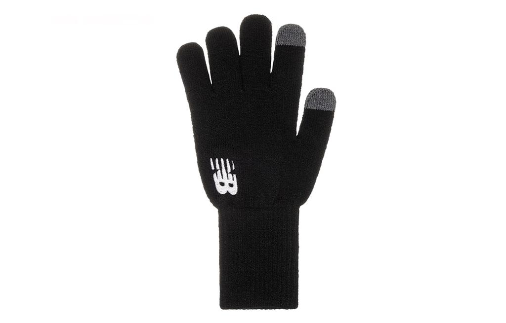 Men's New Balance Polyamide Knit Gloves Unisex Black