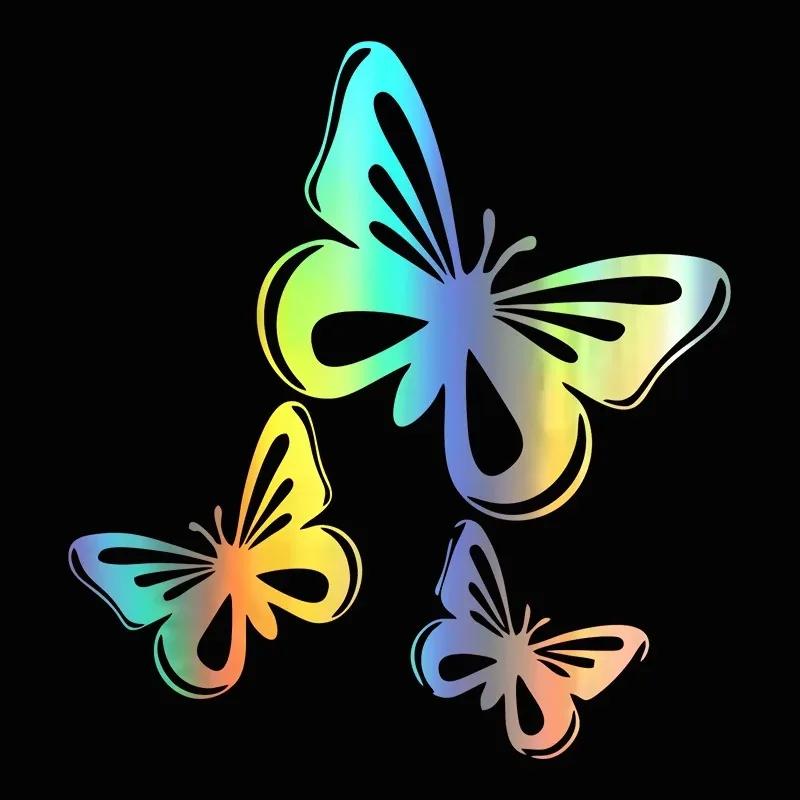 LYKX Car Stickers Butterfly Vinly Sticker for Auto Car Accessories Styling Butterfly Decals Car Decoration Accessories Decal