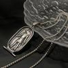 Ancient Egyptian Anubis God Stainless Steel Necklace Pendant