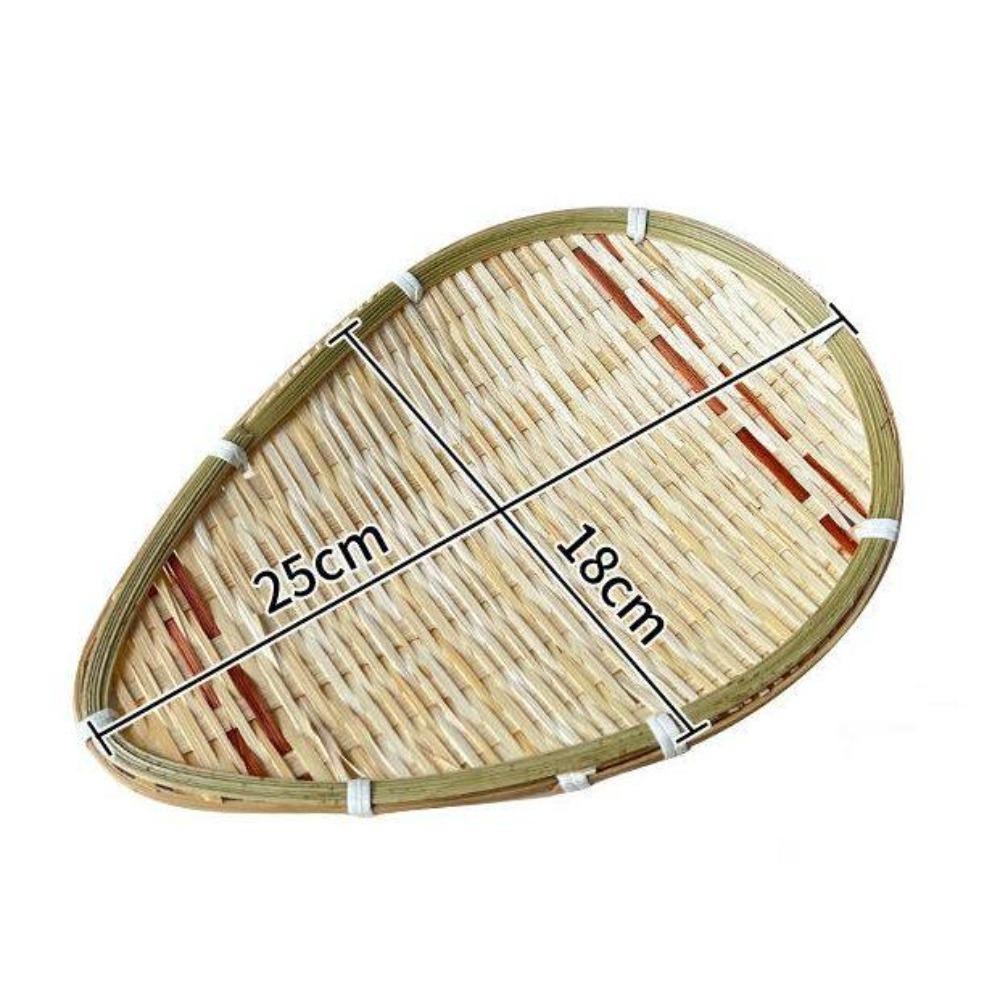 Vegetable Food Storage Basket Bread Round Snack Basket Rustic Woven Basket  for Fruit Vegetables