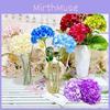 Simulated Colored Multi Hydrangeamacrophylla Artificial Bouquet For Indoor Decor
