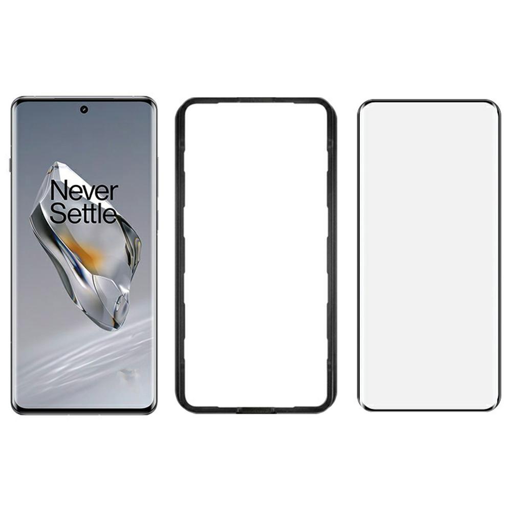 IMAK For OnePlus 12 5G Screen Protector Full Glue 3D Curved Tempered Glass Film with Positioning Frame