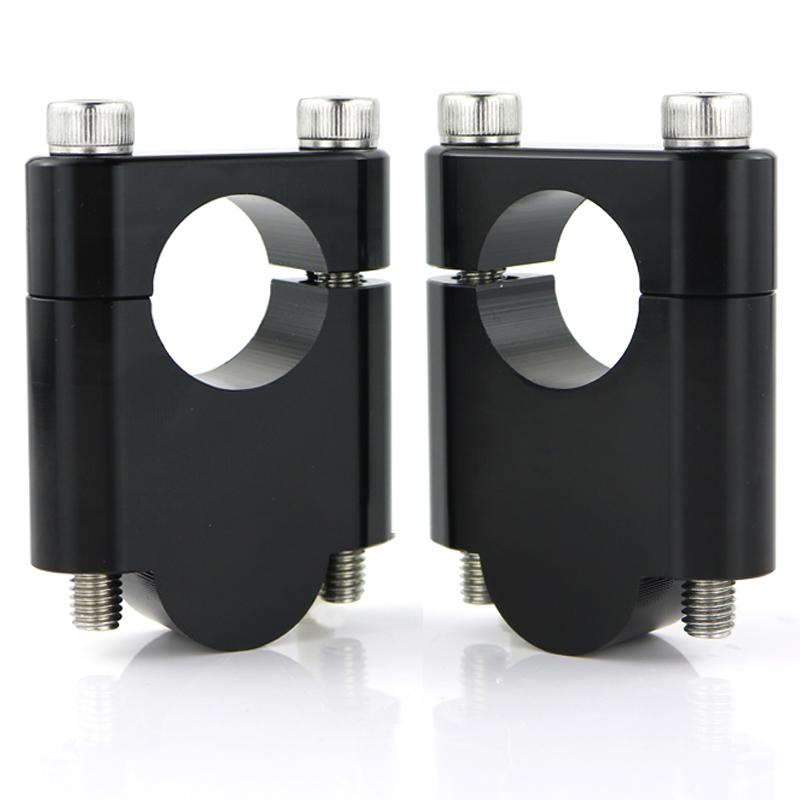 Motorcycle Handlebar Riser Fat Mount Clamps 22mm 7/8" For ROYAL ENFIELD Hunter 350 Hberg FE600E Husqvarna SM 450 610 WRE125