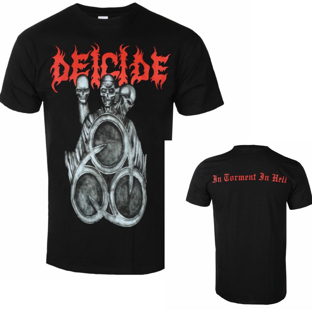 Pop Deicide Graphic Cotton Tshirt Unisex Summer Short Sleeve Fashion Brand Tee Luxury Casual Vintage Tees