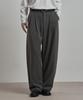 WORK ON BODY OFF Arco Semi-Wide Curved Slacks [Gray]