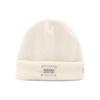 New Era Free Basic Manchetten Microbont Gebreide Muts met Patches, Off-White