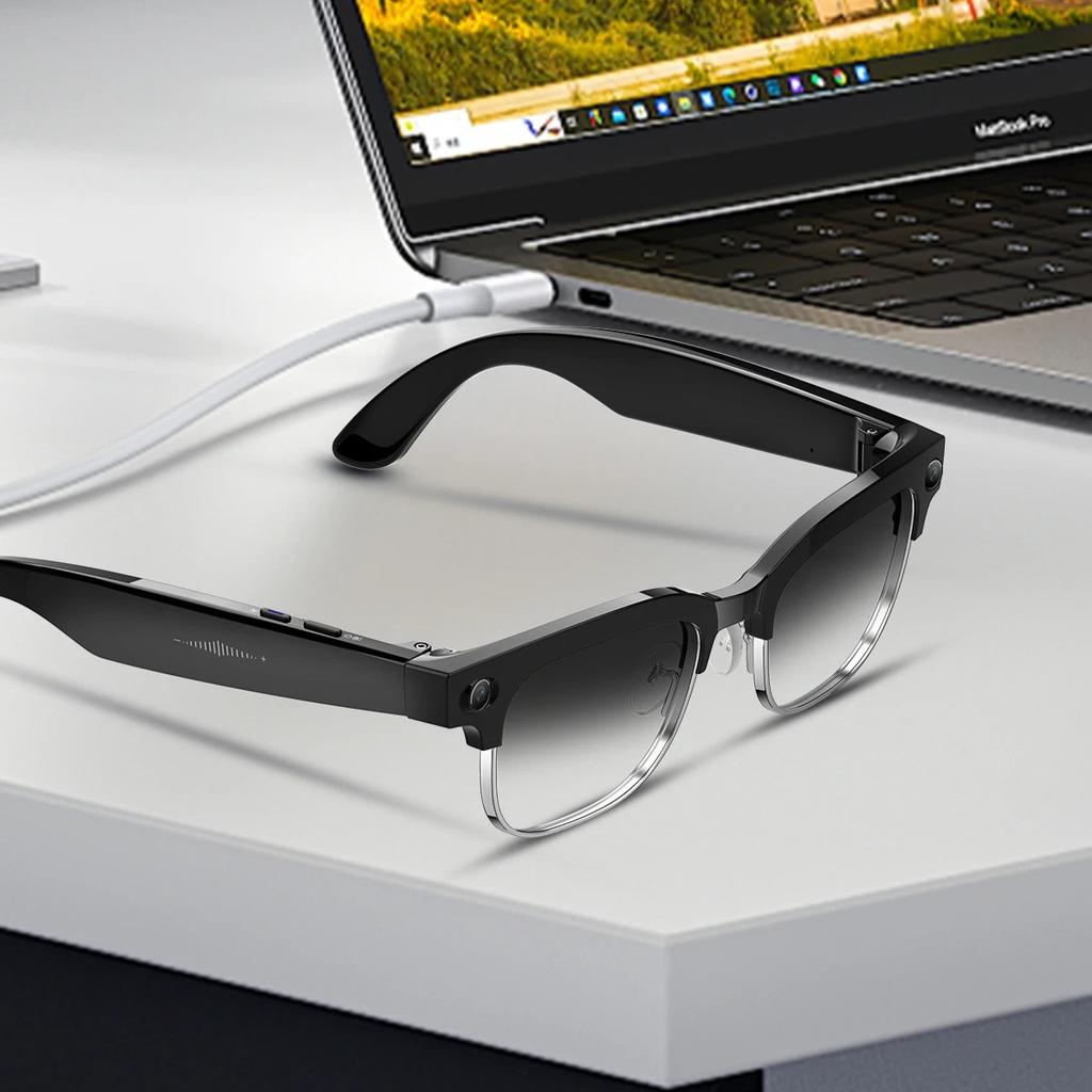 2026 Neue KI-Smart-Brille 800W HD-Kamera Brille Fotoerkennung Videoaufnahme Übersetzung Anruf Wasserdichte Sonnenbrille Herren Damen