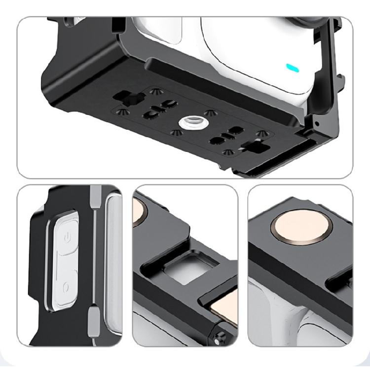 All Metal Camera Bracket Quick Detach For Pocket Cameras Vlogging Featuring Double Mount Point Tool Less Assembly Design