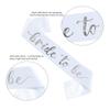 4-piece set for singles parties, including bridal headbands, shoulder straps, headbands, badges, and a set, bride to be, Wedding veil