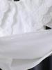 High-End Girls' Lace Collar White Summer Top - Thin Style, Short Sleeve