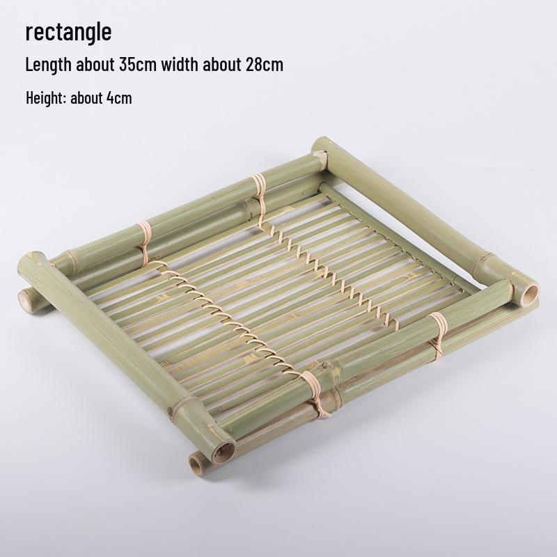 Set di cestini intrecciati in bambù fatti a mano: Setaccio, Contenitore, Piatto da Frutta, Vassoio per Snack, Design Rotondo da Setaccio in Stile Rustico