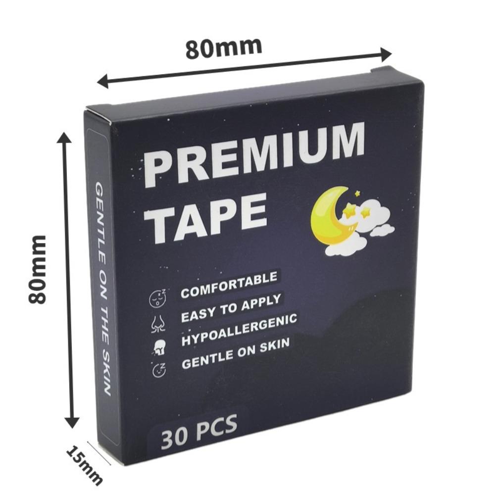 30PCS Multicolor Mouth Tape for Sleeping Hypoallergenic Gentle Tape  Stop Mouth Breathing