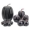 14pcs Artificial Pumpkin Black Foam Creative Lightweight Reusable Decorative Pumpkin for Ornament