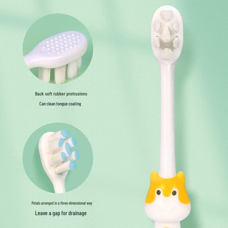 Frog QB222 Series Kids Soft Bristle Toothbrush (20-Pack)