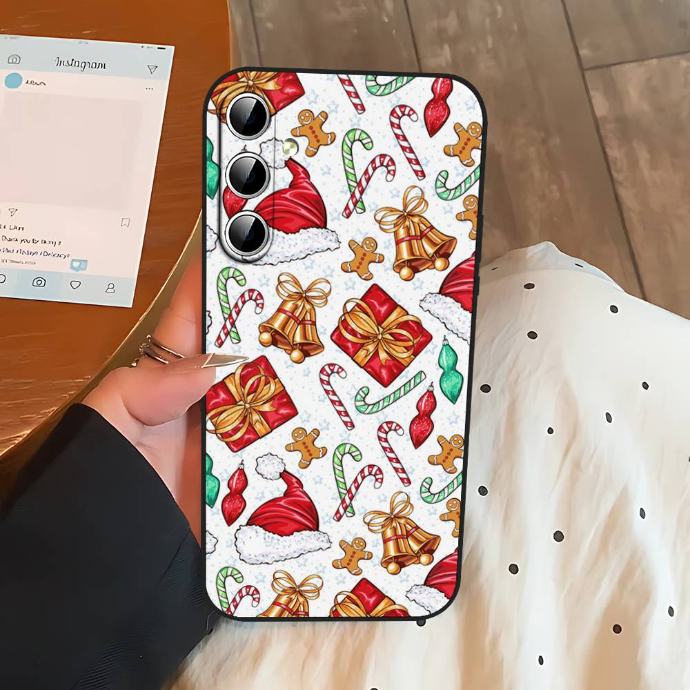 Merry Christmas Phone Case For Samsung Galaxy S21 S22 S23 S24ULTRA S25ULTRA FE Ultra Plus5G A52S S26 Soft Cover