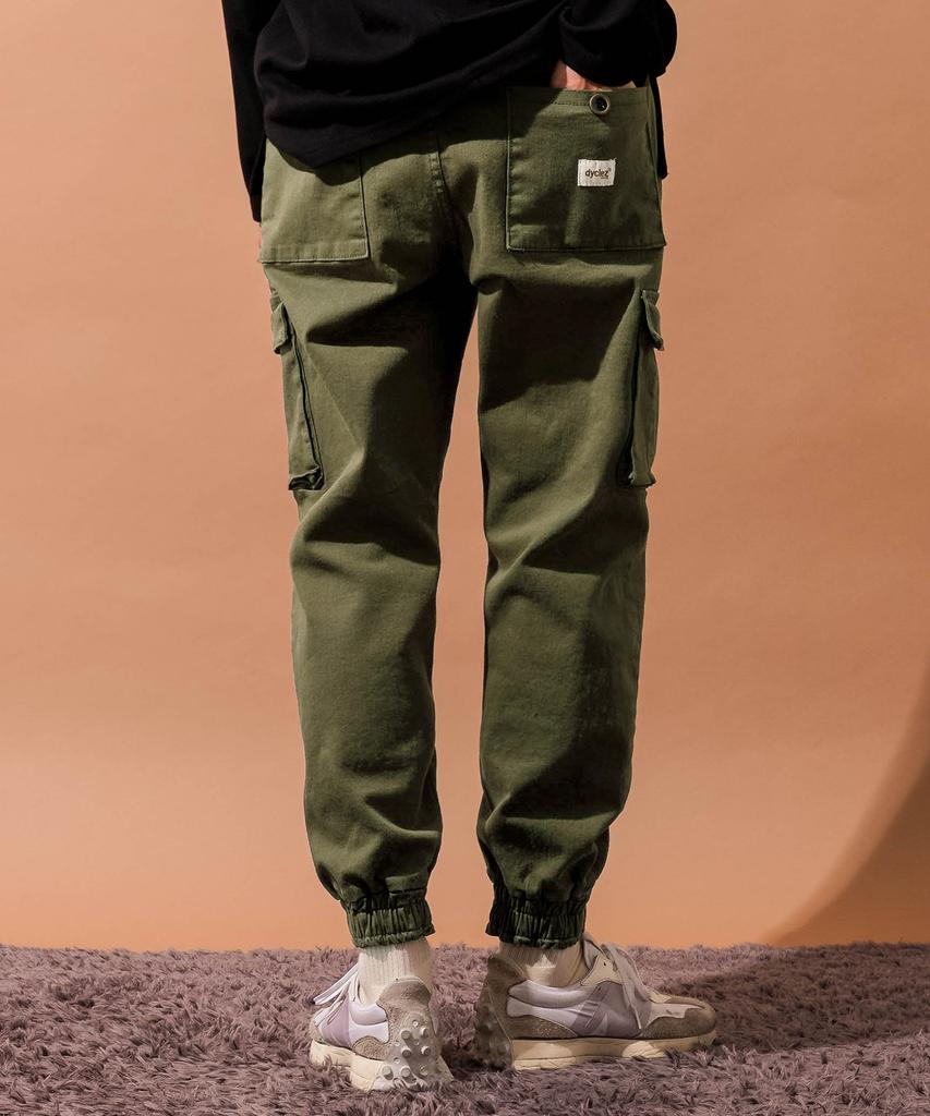 DYCLEZ Leadfield Cargo Jogger Pants Khaki Stlt5177