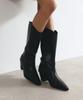 Twvp Tau Western Middel Boots 22F11Bk Tau Western Middle Boots