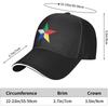 Druze Star Adjustable Baseball Cap Unisex Sandwich Dad Hat Golf Hat
