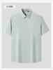 Summer Foam Gauze Small Fine Grid Casual Men's Short-Sleeved Shirt