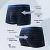 SEPTWOLVES Men's Red Ben Ming Nian Cotton Boxer Briefs (3-Pack)