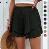 Solid Color Casual Buggy Shorts Women Summer Women's Oversize High Waist Shorts Short Pants