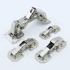 Hinges Metal No Punching Hydraulic Cabinet Door Hinge Damper Buffer Soft Quiet Closing for all Kitchen Cupboard Furniture Tool