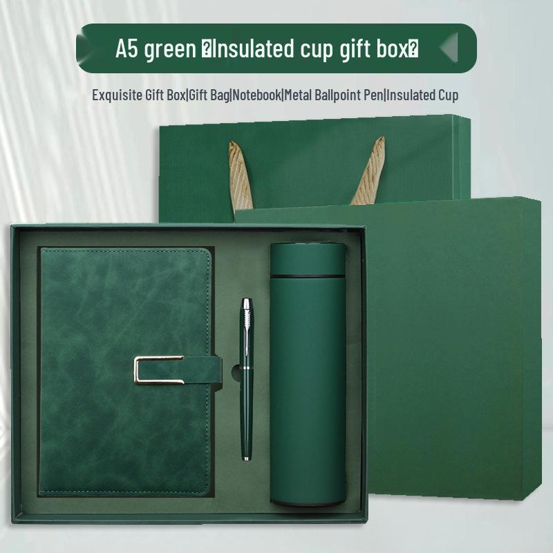 Notizbuch A5 mit individuellem Logo Geschenkset für Geschäft & Meetings