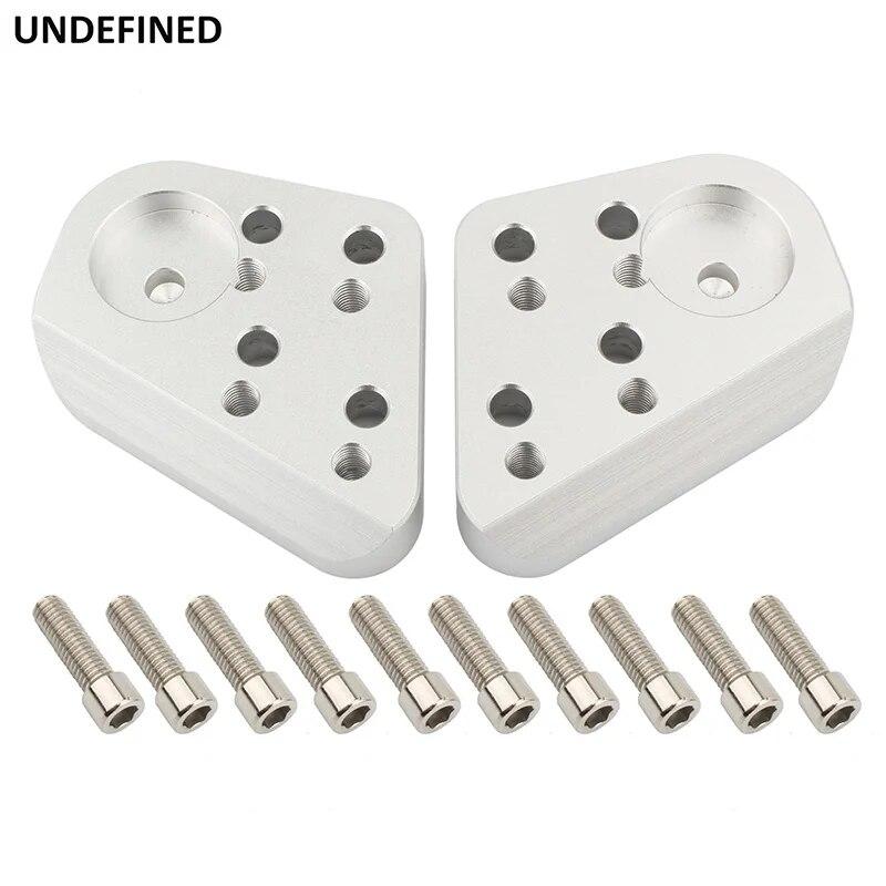 

Комплекты подъемников на руль мотоцикла для BMW R1200RT R1150RT R1100RT R1100R R1150R, зажимы для ручек, аксессуары, детали, серебро серебряный