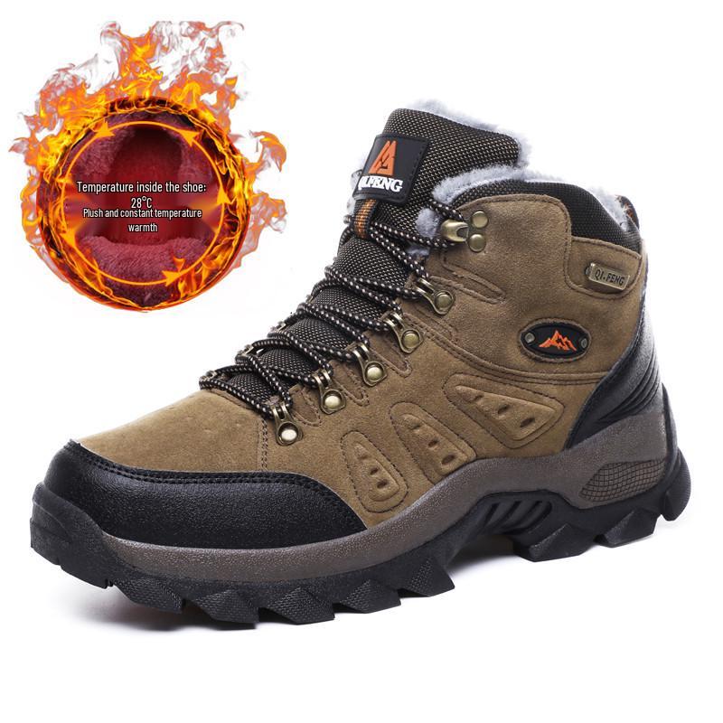 Plus Size Autumn/Winter High-Top Hiking Boots for Couples