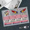 AAAKF1 Moto Honda-a Decal Set High Quality Printed And Cut Stickers Motorcycle Sticker