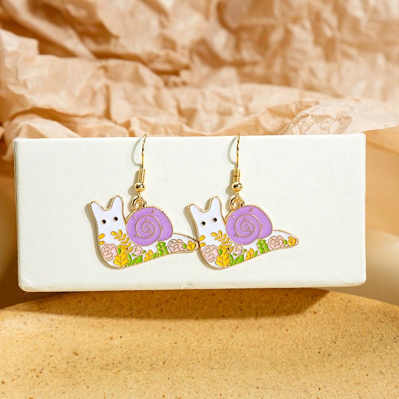 Cartoon Small Fresh And Cute Girl Ear Hook, Summer Fresh And Sweet Earrings, Niche Design Childlike Earrings