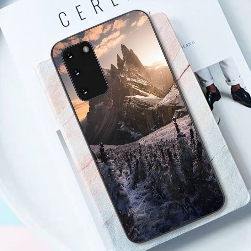 

Чехол для телефона Mountain Forest для Samsung S10 21 20 9 8 plus lite S20 UlTRA 7edge Samsung S21FE