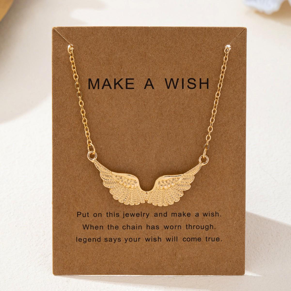 Custom Women s Angel Wing Necklace