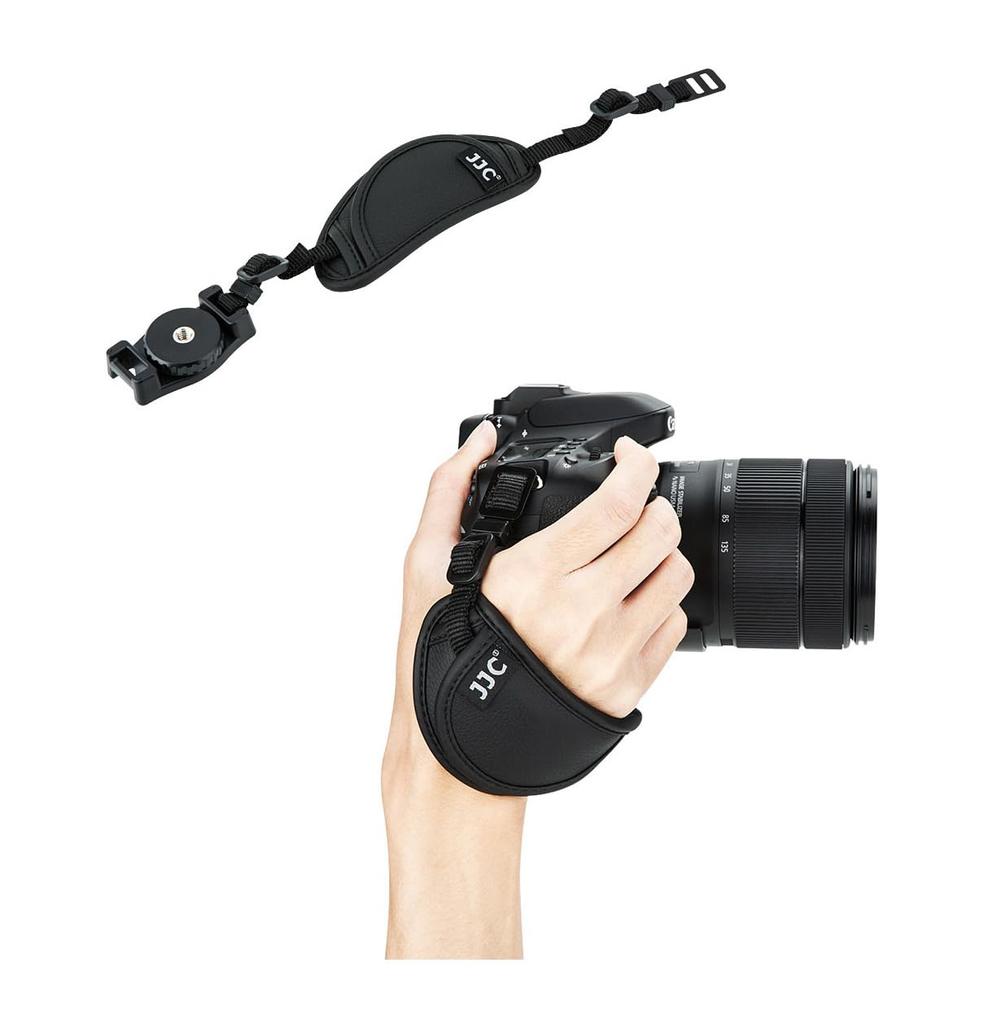 JJC Camera Strap Hand Strap for Hand Adjustable Black DSLR/Mirrorless Cameras, Grip, Belt, JJC-HS-A