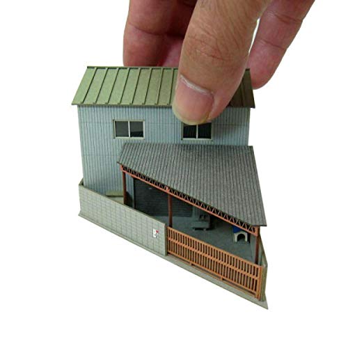 Sankei 1/150 Nostalgic Diorama Series Town Factory C MP03-106 Paper Craft