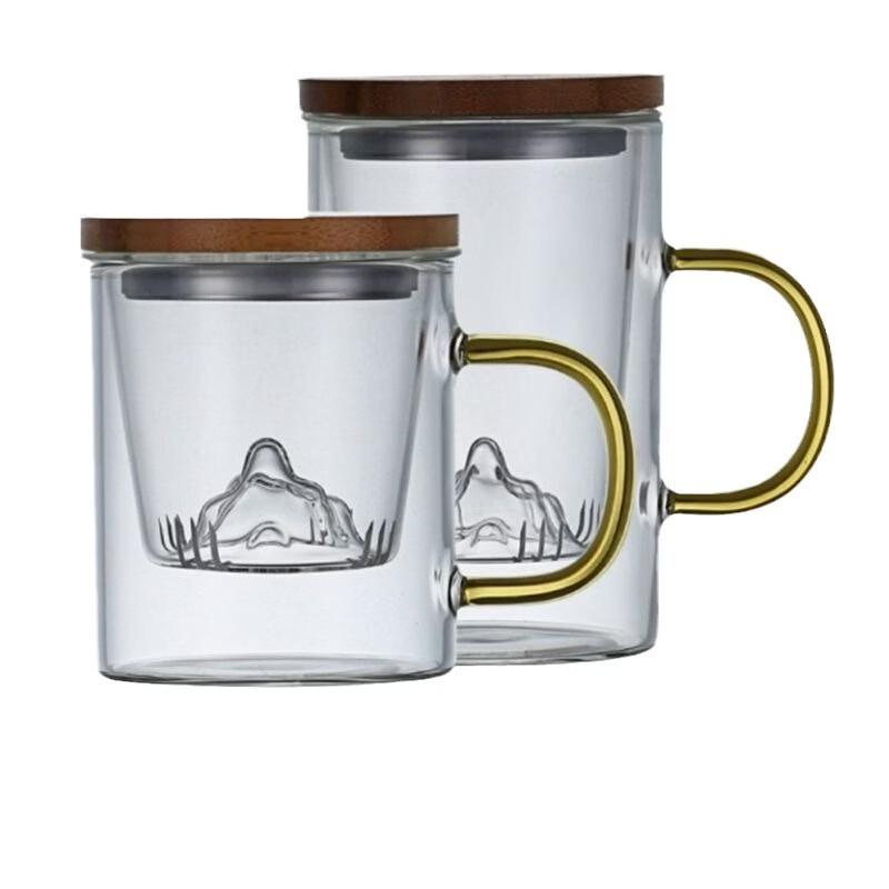 Guanshan High Borosilicate Glass Tea Infuser Mug