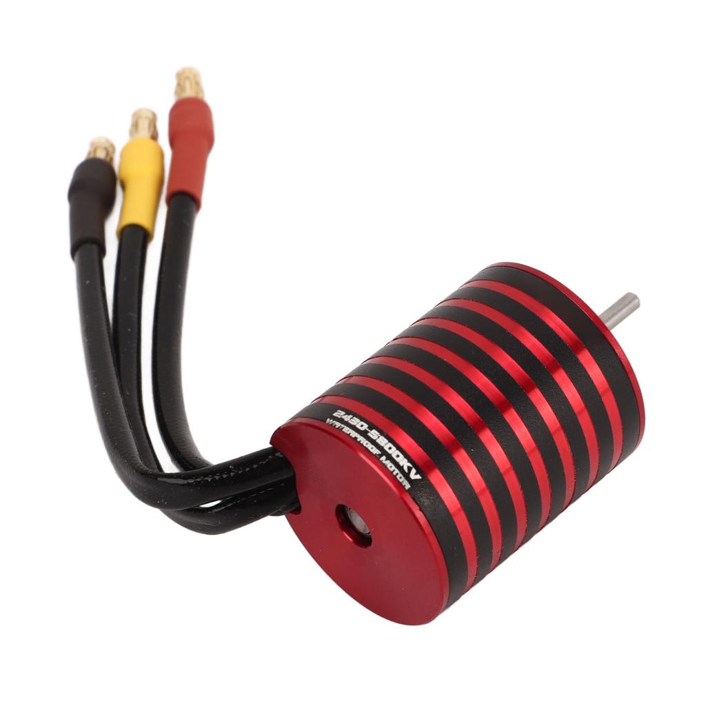 2430 Brushless Motor Large Torsion Fast Heat Dissipation Waterproof RC Car Motor for Traxxas 116